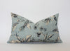 Set of 2 Light Blue Floral Pillow Covers | Available in 7 Sizes