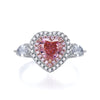 Glamorous Vintage Style  Heart-shaped Costume Ring