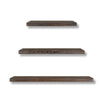 Set of 3 Dark Floating Shelves | Available in 2 Colors