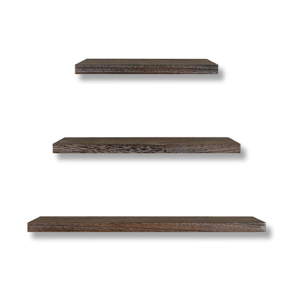 Set of 3 Dark Floating Shelves | Available in 2 Colors