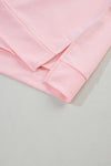 Pink Collared & Puff Sleeve T-Shirt