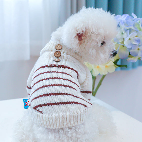 Dog and Cat Striped Sweater | Available in 2 Colors