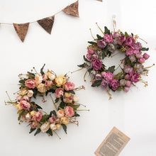  12" Small Peony Wreath