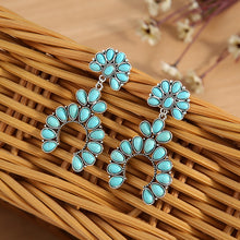  Turquoise Retro Dangling Earrings