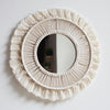 Macrame Decorated Wall Mirror