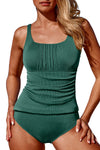 Dark Green Tankini Set