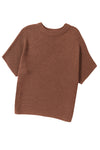 Coffee Batwing Sleeve Sweater | Available in Beige