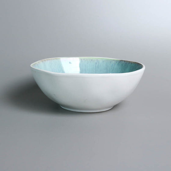 Glazed Ceramic bowl with Uniquely Painted Inside