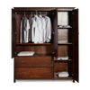 Cherry Wood Finish Bedroom  Armoire