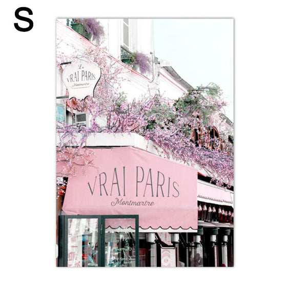 Pink Paris Canvas Prints | Available in Several Sizes