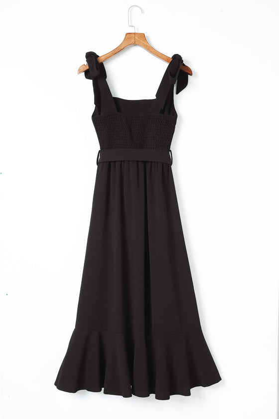 Black One-shoulder Long Dress