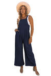 Green Sleeveless Pleated Wide Leg Jumpsuit | Available in 2 Colors