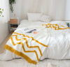 Fringed Nordic Style Throw Blanket | Available in 3 Colors