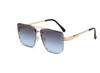 Women's Squared Sunglasses with Gold Frame