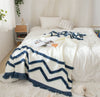 Fringed Nordic Style Throw Blanket | Available in 3 Colors