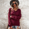 Long-sleeved Button-Up Collar Sweater | Available in 6 Colors