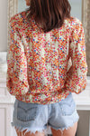 Floral Print Boho Blouse