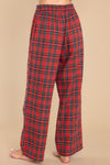 Red Buffalo Plaid Shirt and Drawstring Pants Pajama Set