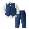 Toddler/Baby Boy Three-piece Style Suit Set Available in Several Patterns and Colors