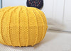 Knitted Pouf Cushion