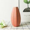 Modern Handcrafted Ceramic Vase in Coral and Speck Finish