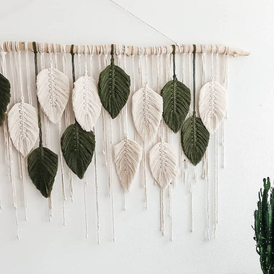 Multi-Colored Rustic Macrame Wall Hanging