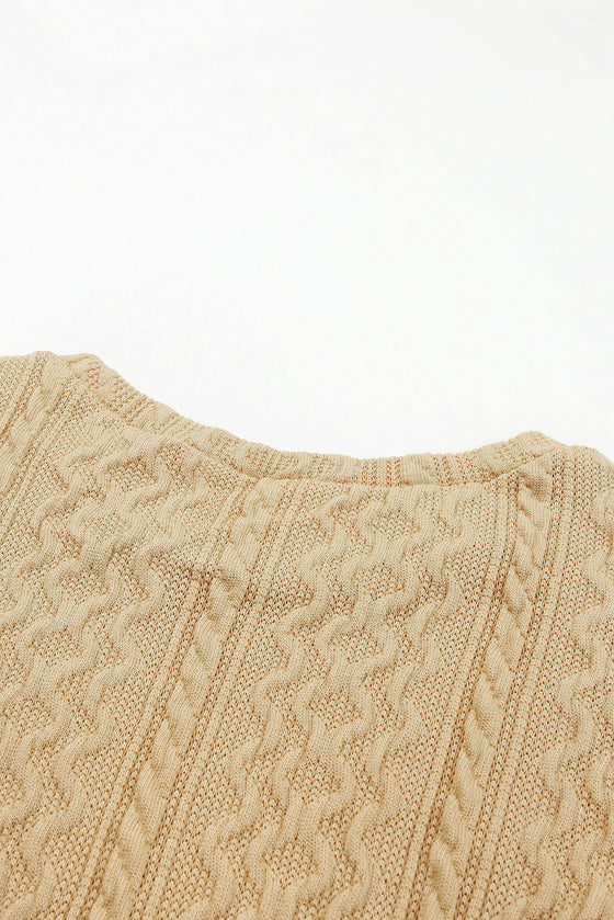 Butter Yellow Textured Knit Top