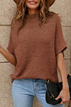 Coffee Batwing Sleeve Sweater | Available in Beige