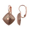 Simple Geometric Earrings in Rose Gold or Silver