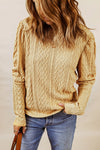 Butter Yellow Textured Knit Top