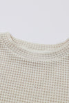 Green Long Sleeve Waffle Knit Top | Available in 3 Colors