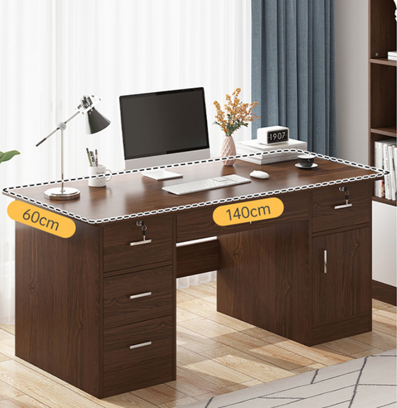 Office Table Simple Modern Home Desk Student Bedroom Integrated