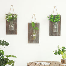  Rustic Wooden Hydroponic Plank Wall Hanging Collection