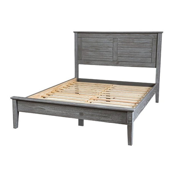 Farmhouse Gray Platform Bed