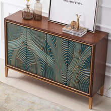  Modern Green and Gold Sideboard