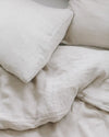 Linen Duvet Cover Set - Natural