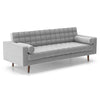 Mid-Century Style Light Grey Sofa