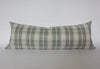 Set of 2 Sage Green Plaid Throw Pillow Covers | Available in 7 Sizes