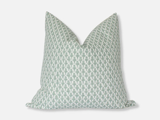 Sage Gree Floral Throw Pillow Covers| Set of 2