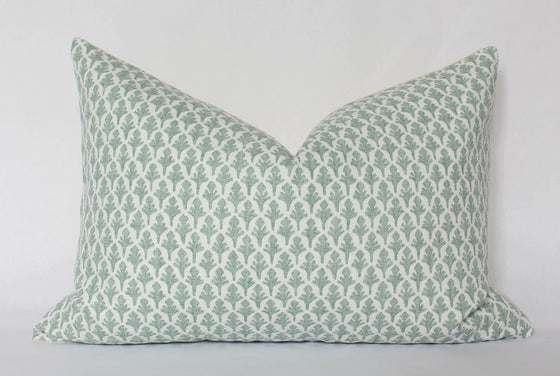 Sage Gree Floral Throw Pillow Covers| Set of 2