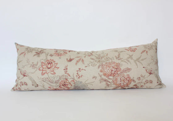 Set of 2 Pink Floral Pillow Covers | Available in 7 Sizes