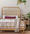 Artisan Rattan Woven Bed