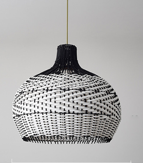 Nordic Creative Design Cafe Rattan Chandelier