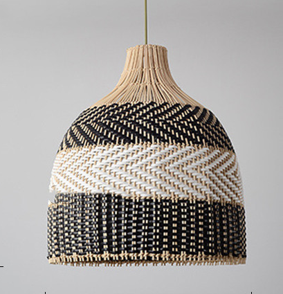 Nordic Creative Design Cafe Rattan Chandelier