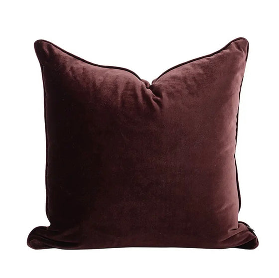 Italian Velvet Throw Pillow Cover