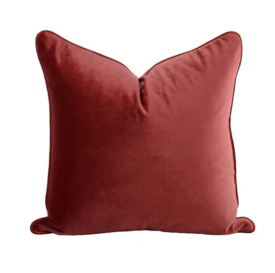 Italian Velvet Throw Pillow Cover