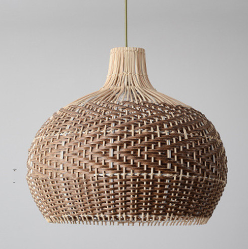 Nordic Creative Design Cafe Rattan Chandelier